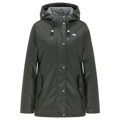 Schmuddelwedda Damen Wattierte Regenjacke