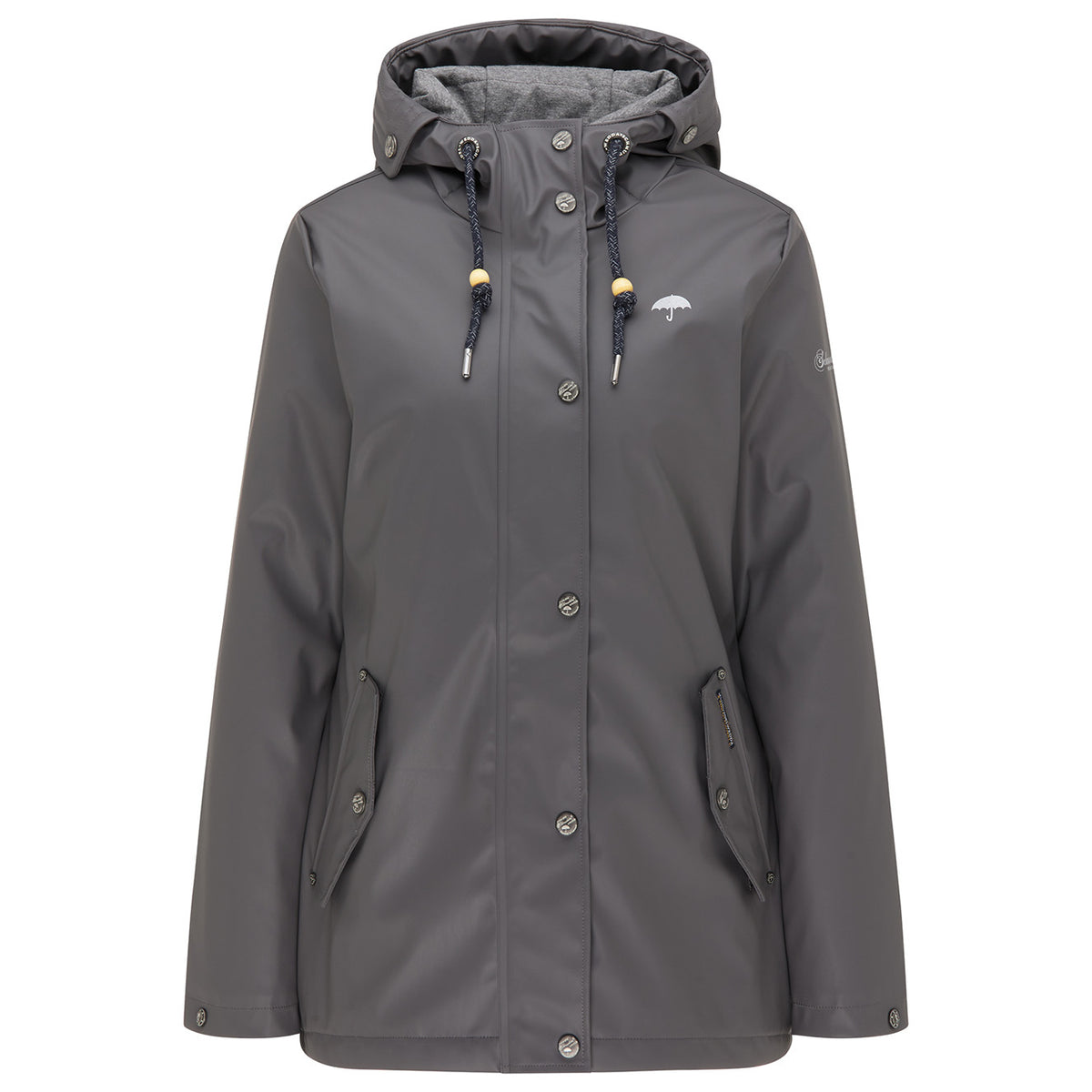 Schmuddelwedda Damen Wattierte Regenjacke