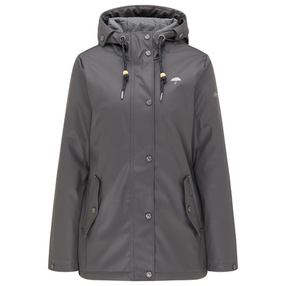 Schmuddelwedda Damen Wattierte Regenjacke