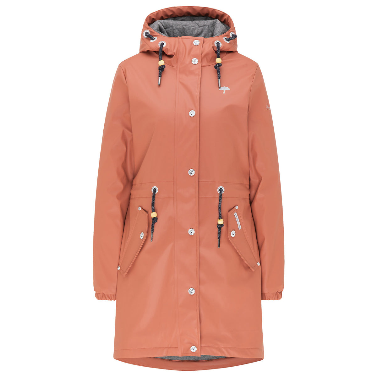Schmuddelwedda Damen wattierter Regenparka