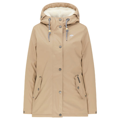 Schmuddelwedda Women's Regenjacke mit Teddyfutter