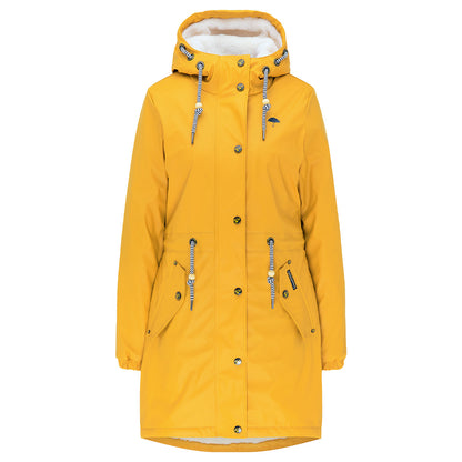 Schmuddelwedda Women's Regenmantel mit Teddyfutter