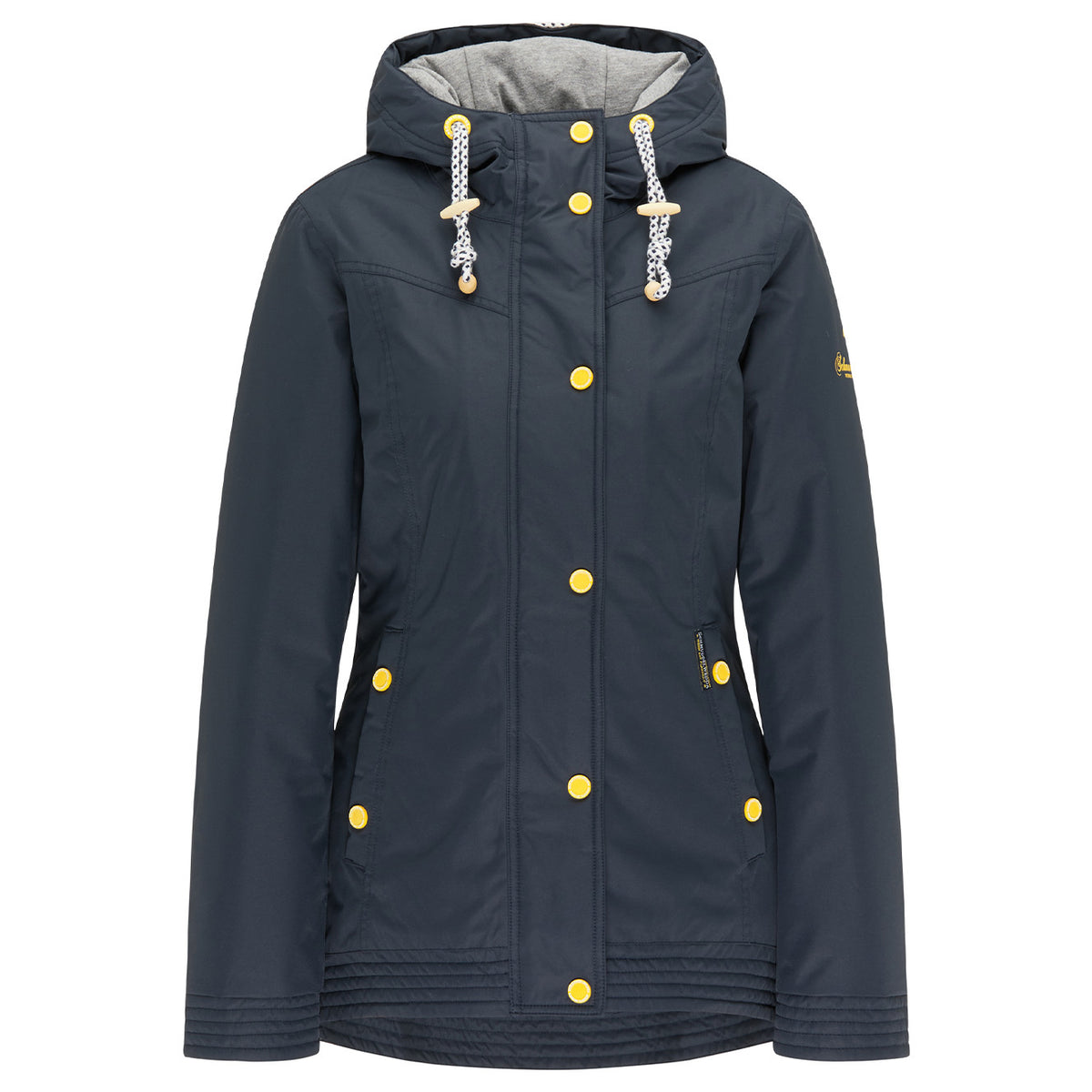 Schmuddelwedda Damen-Regenjacke mit Magic Print