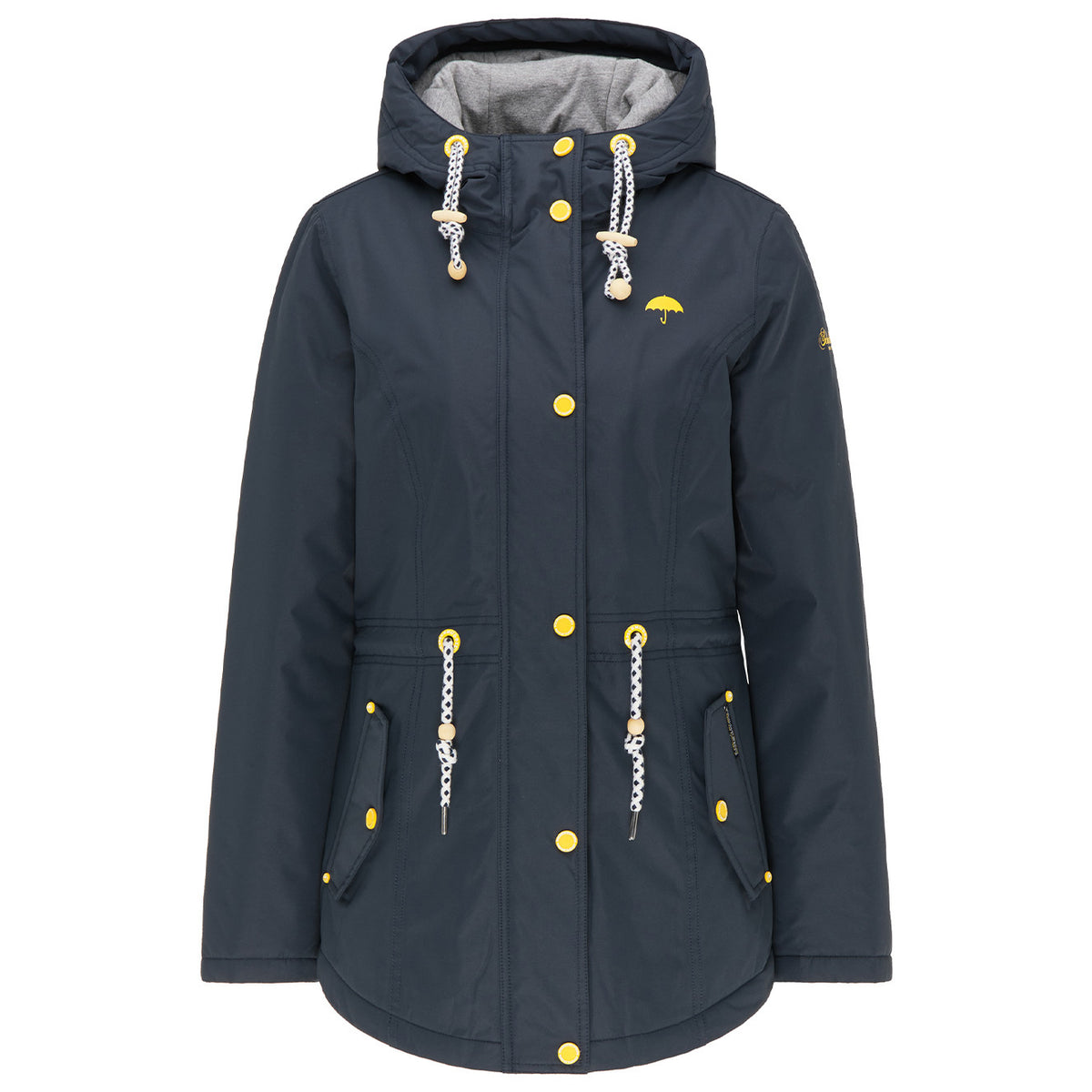 Schmuddelwedda Damen-Winterjacke mit Magic Print