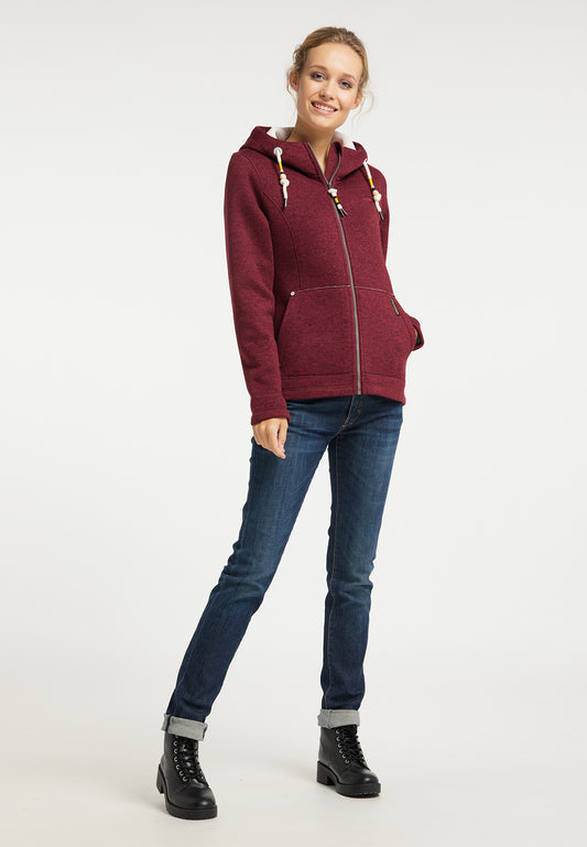 Schmuddelwedda Damen-Strickfleecejacke