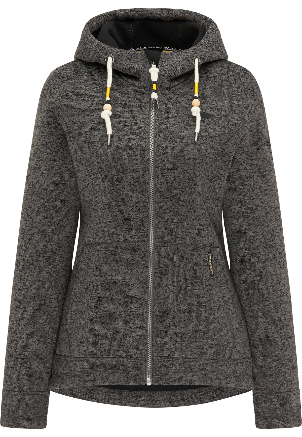 Schmuddelwedda Damen-Strickfleecejacke
