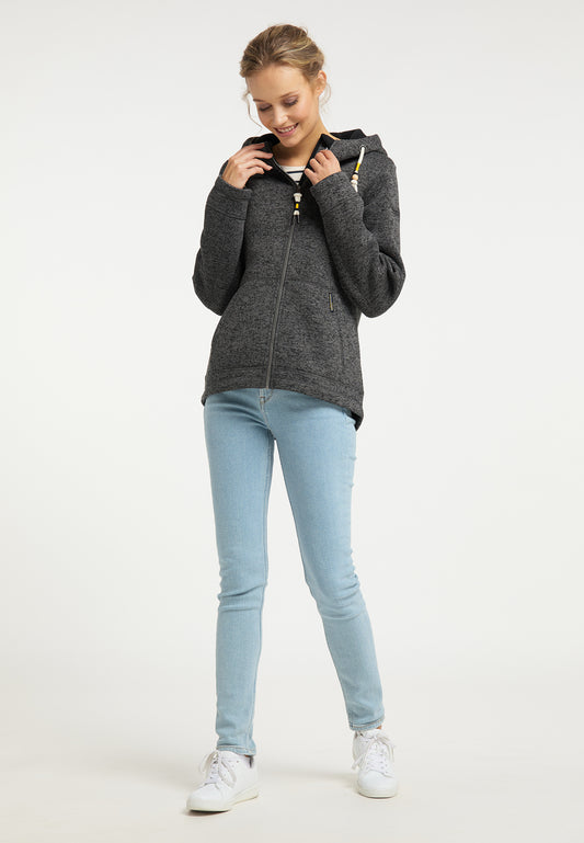Schmuddelwedda Damen-Strickfleecejacke