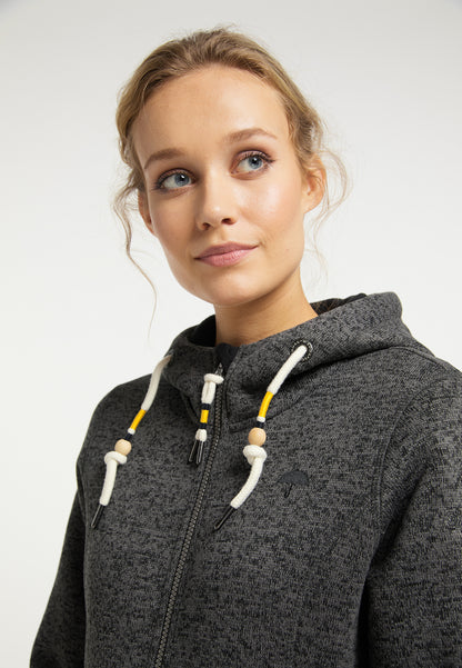 Schmuddelwedda Damen-Strickfleecejacke