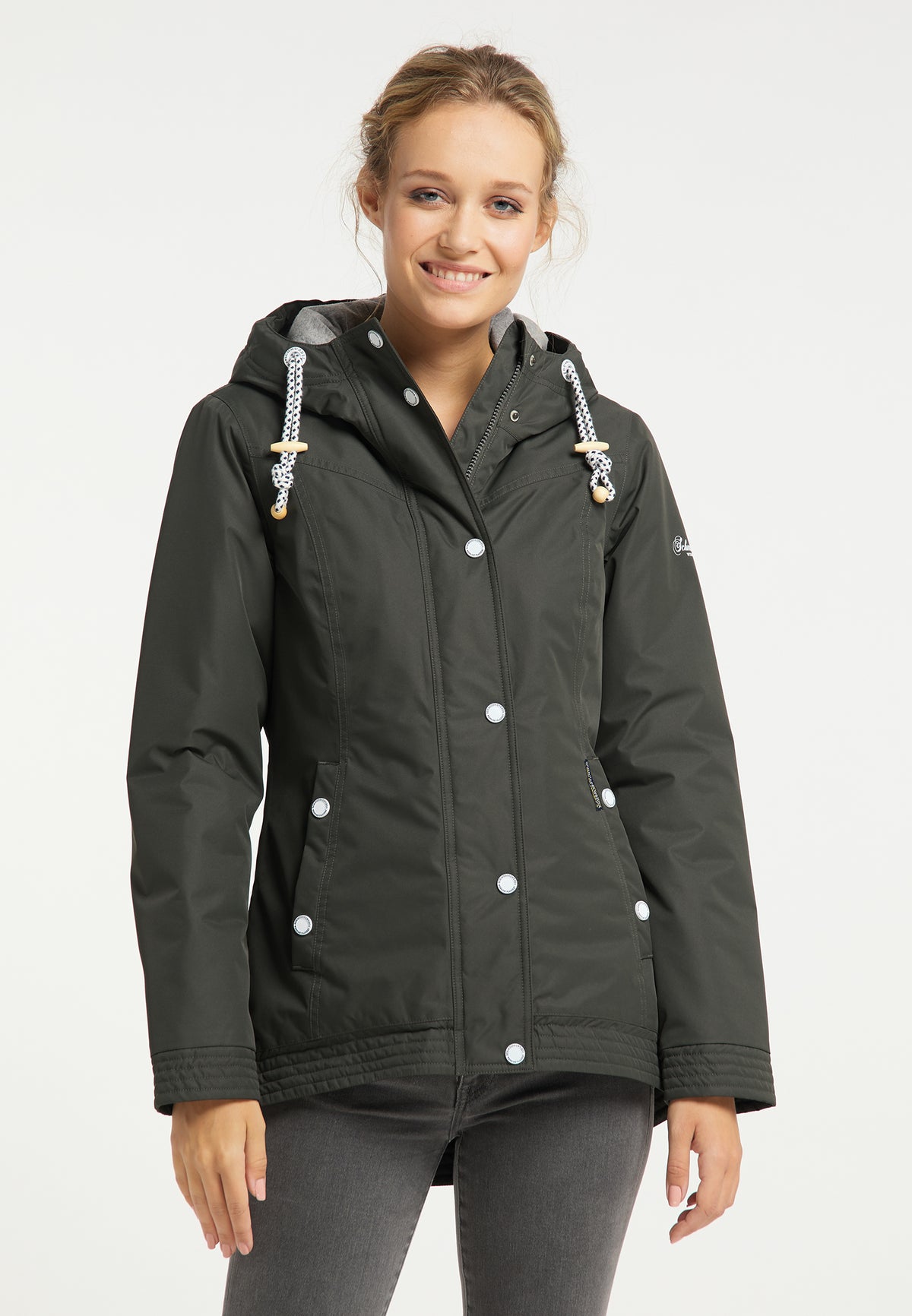 Schmuddelwedda Damen-Regenjacke mit Magic Print