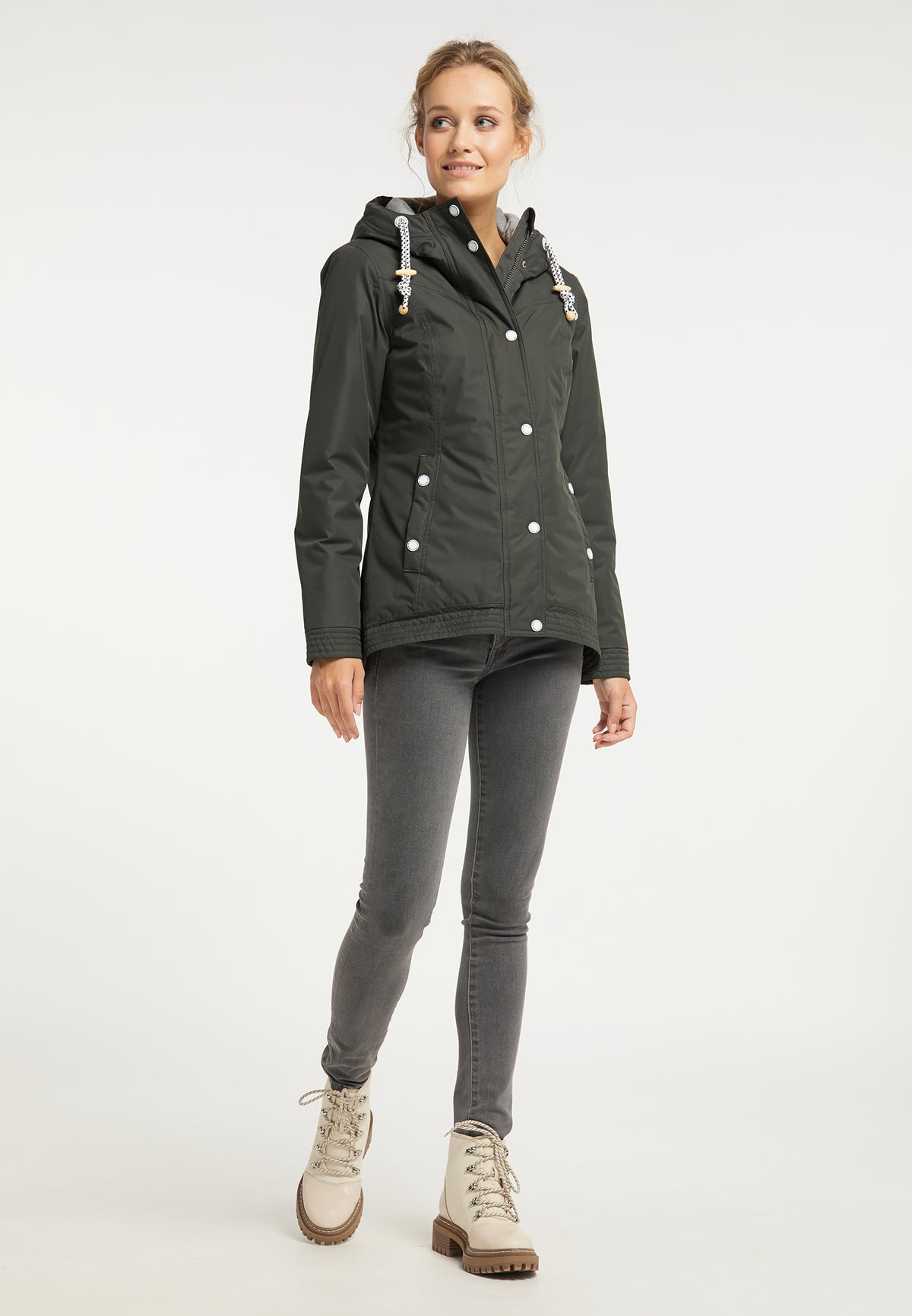 Schmuddelwedda Damen-Regenjacke mit Magic Print