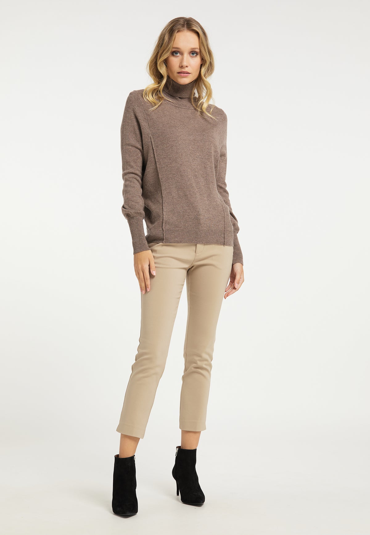 DreiMaster Klassik Damen-Rollkragenpullover