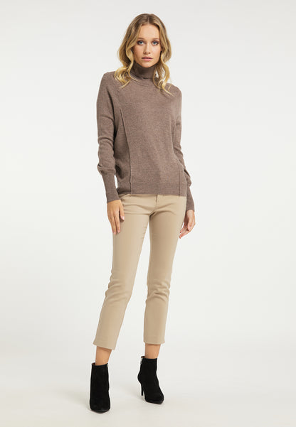 DreiMaster Klassik Damen-Rollkragenpullover
