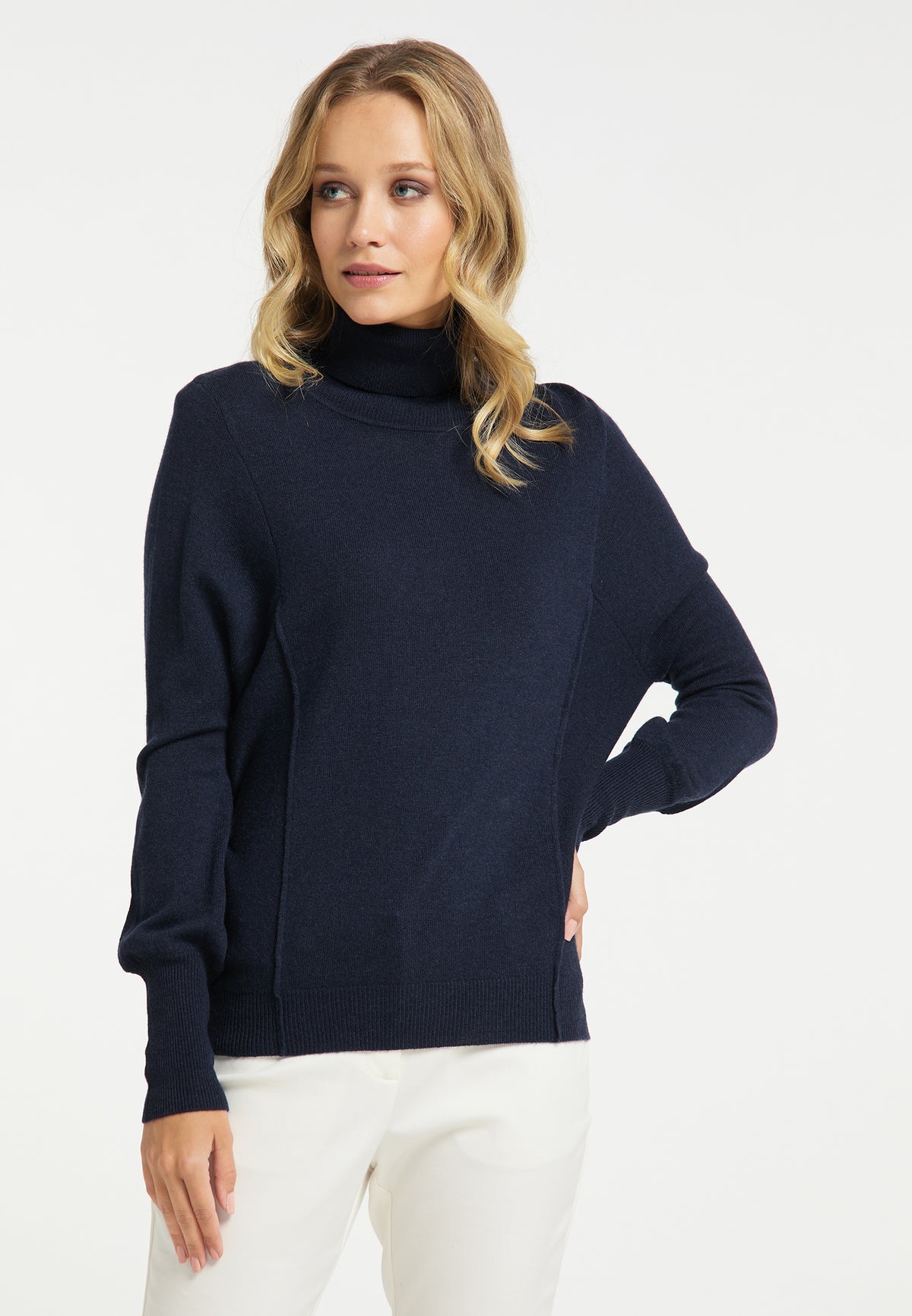 DreiMaster Klassik Damen-Rollkragenpullover