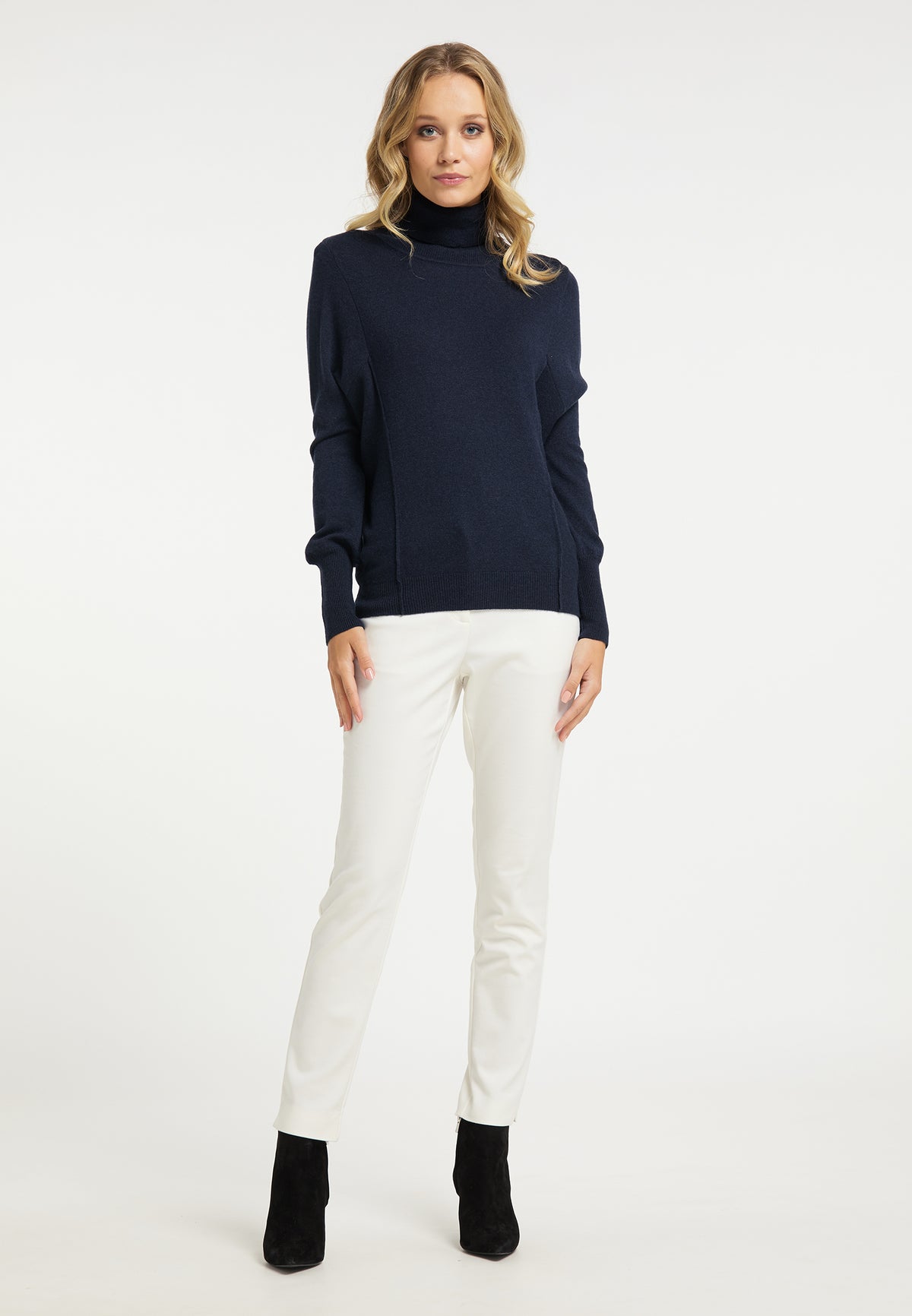 DreiMaster Klassik Damen-Rollkragenpullover