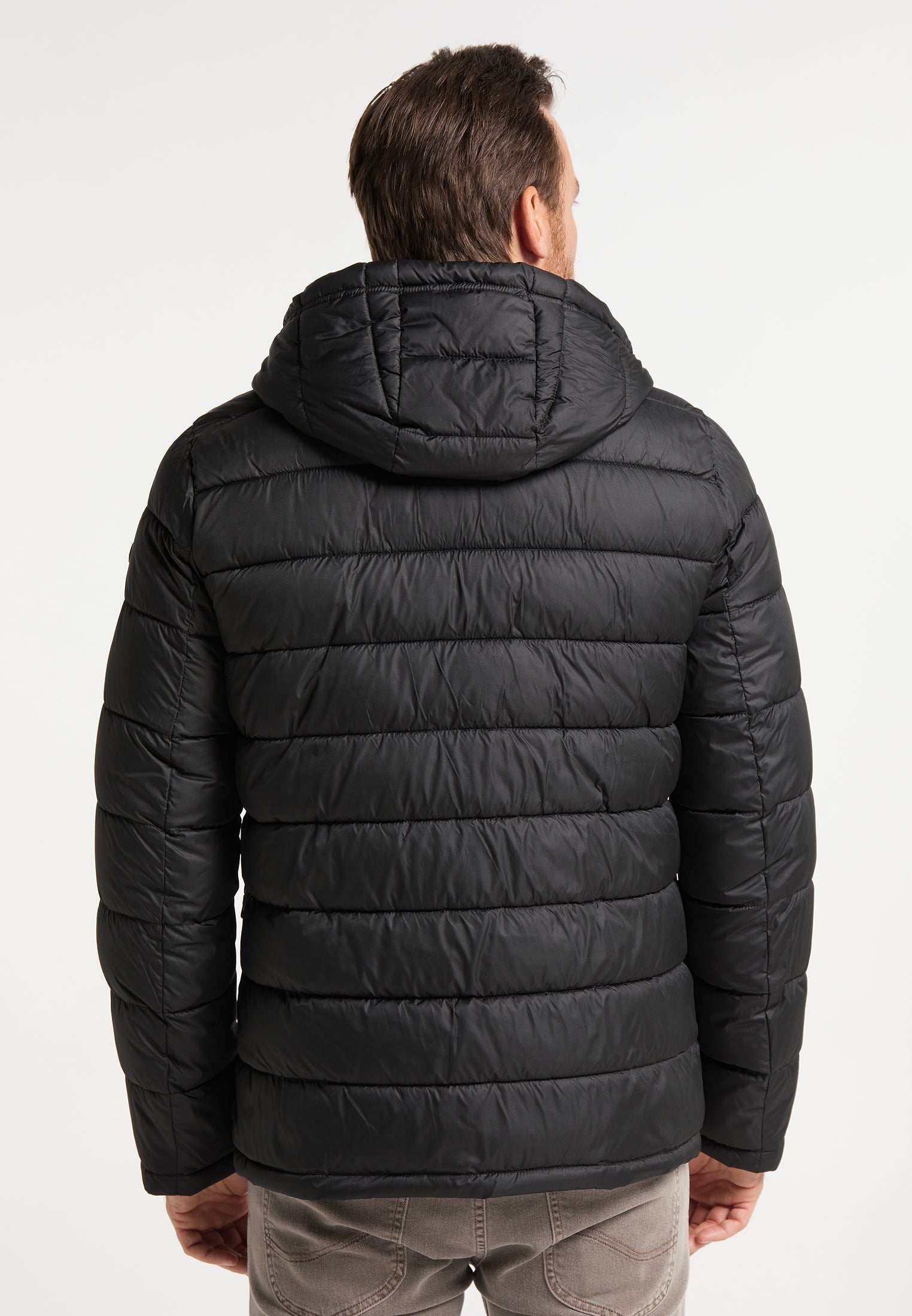 DreiMaster Klassik Herren wattierte Winterjacke