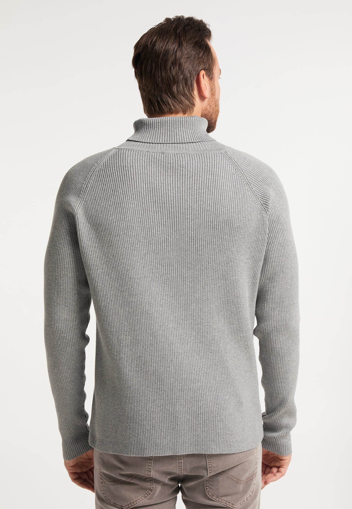 DreiMaster Klassik Herren-Rollkragenpullover
