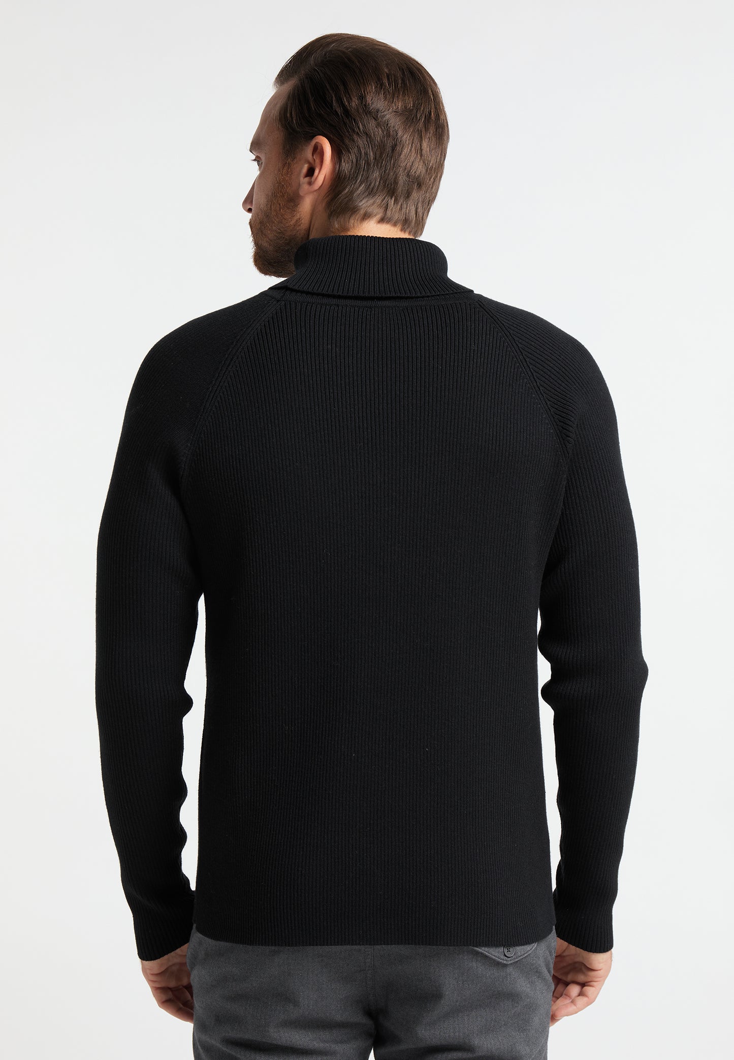 DreiMaster Klassik Herren-Rollkragenpullover
