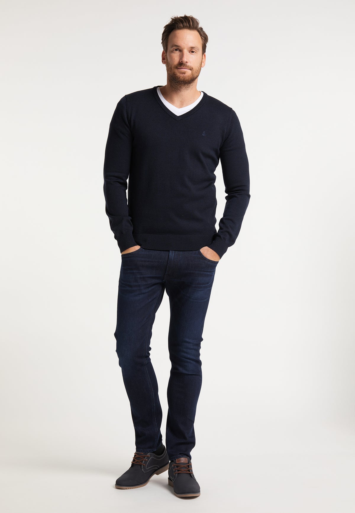 DreiMaster Maritim Herren-Strickpullover