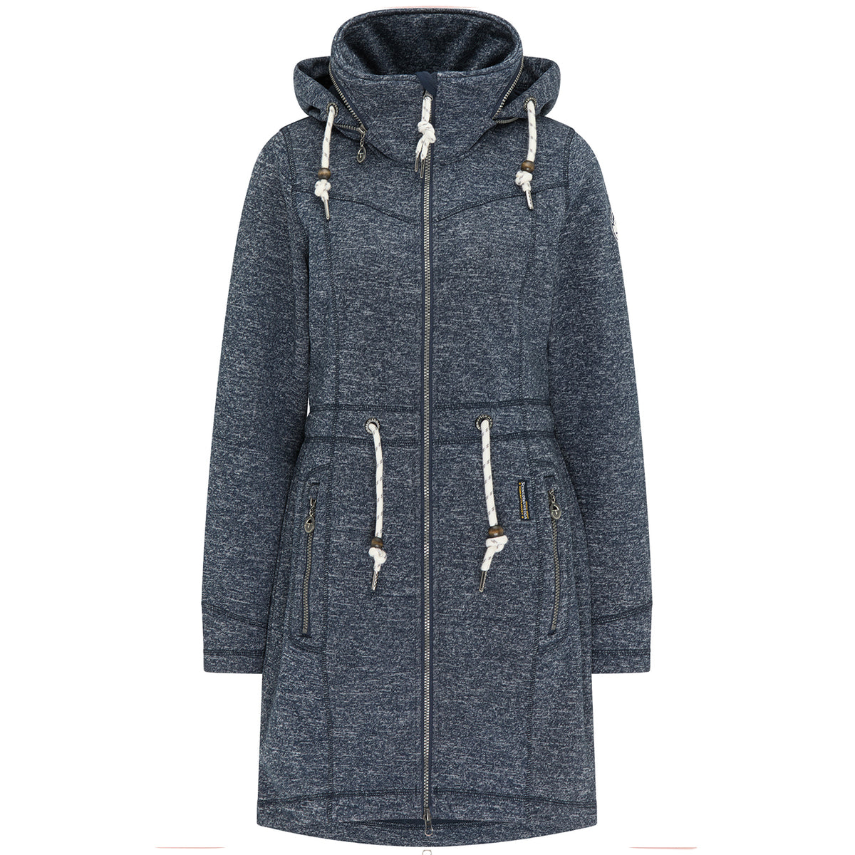 Schmuddelwedda Damen Funktionaler Strickfleecemantel