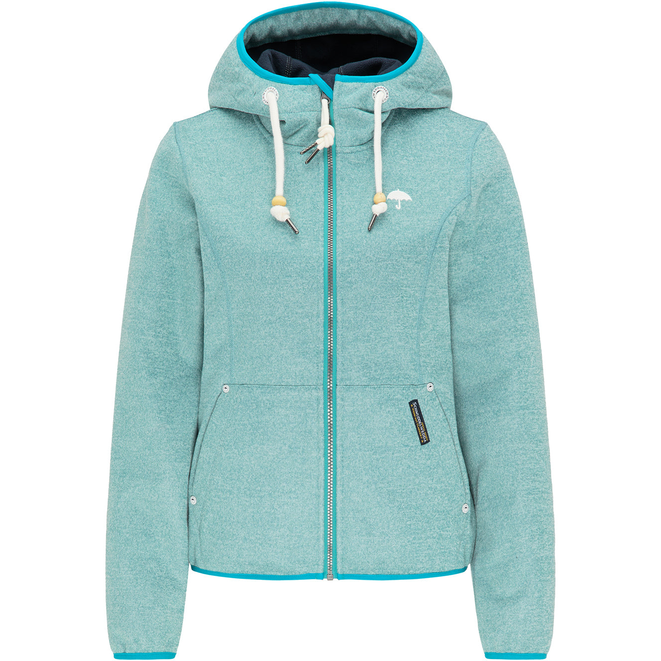 Schmuddelwedda Damen Strickfleece-Funktionsjacke