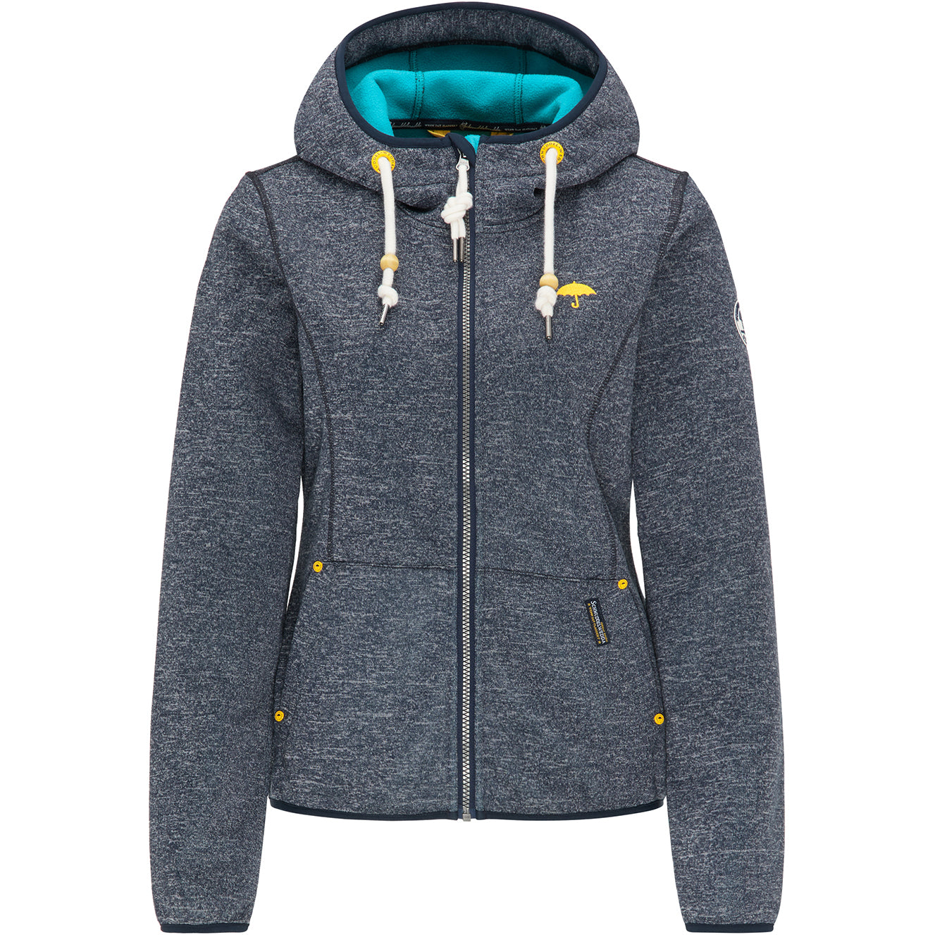 Schmuddelwedda Damen Strickfleece-Funktionsjacke