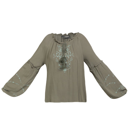 DreiMaster Vintage Women's Schlupfbluse