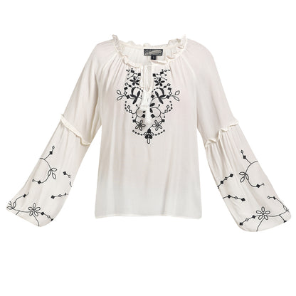 DreiMaster Vintage Women's Schlupfbluse