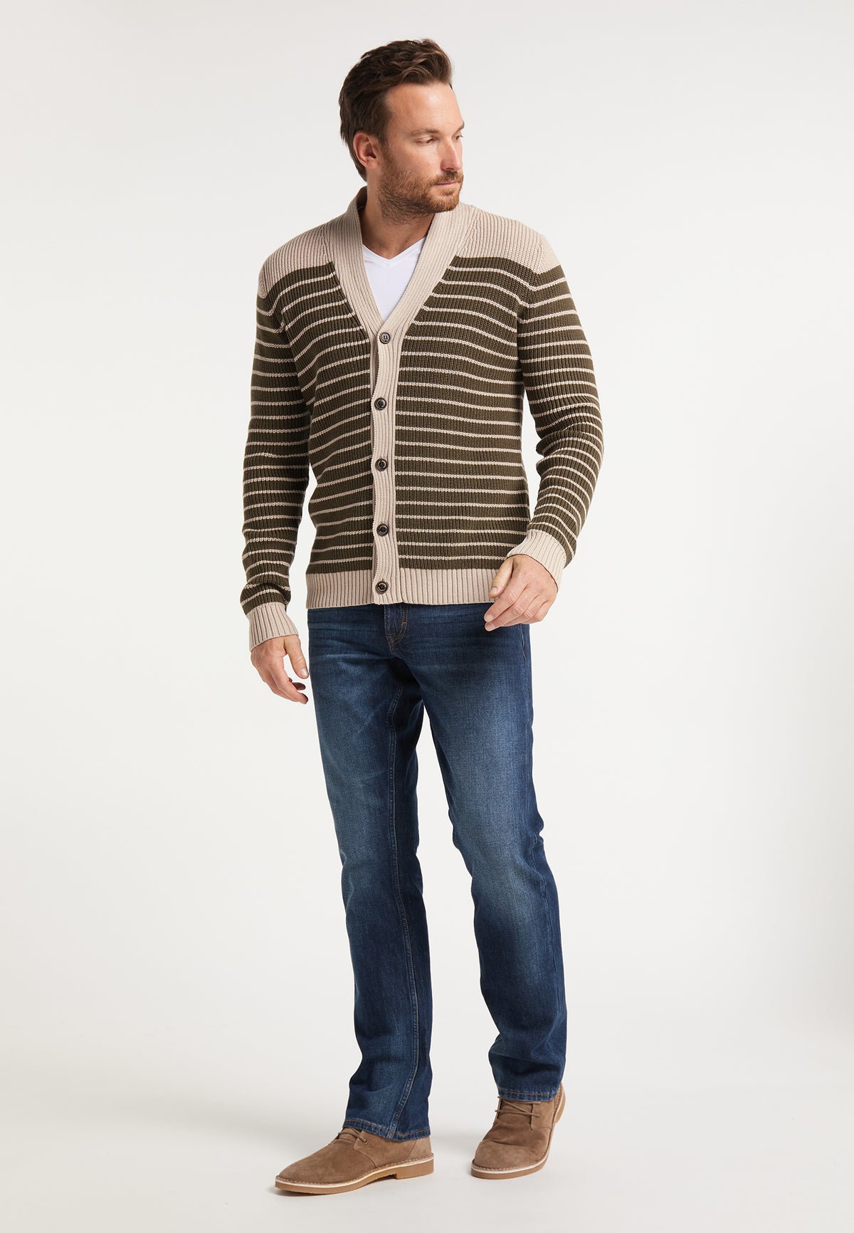 DreiMaster Maritim Herren-Cardigan