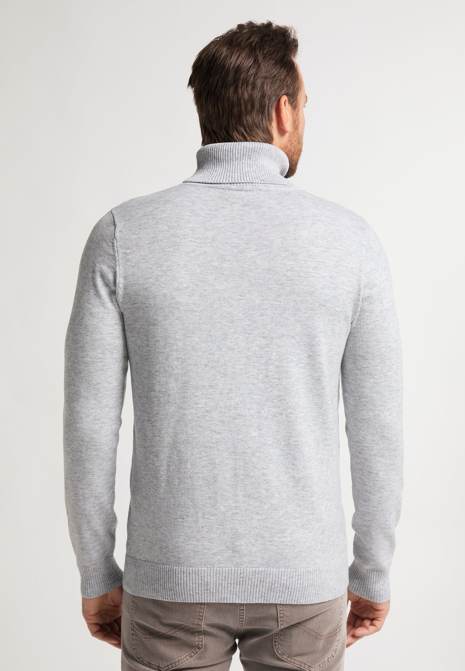 DreiMaster Klassik Herren-Rollkragenpullover