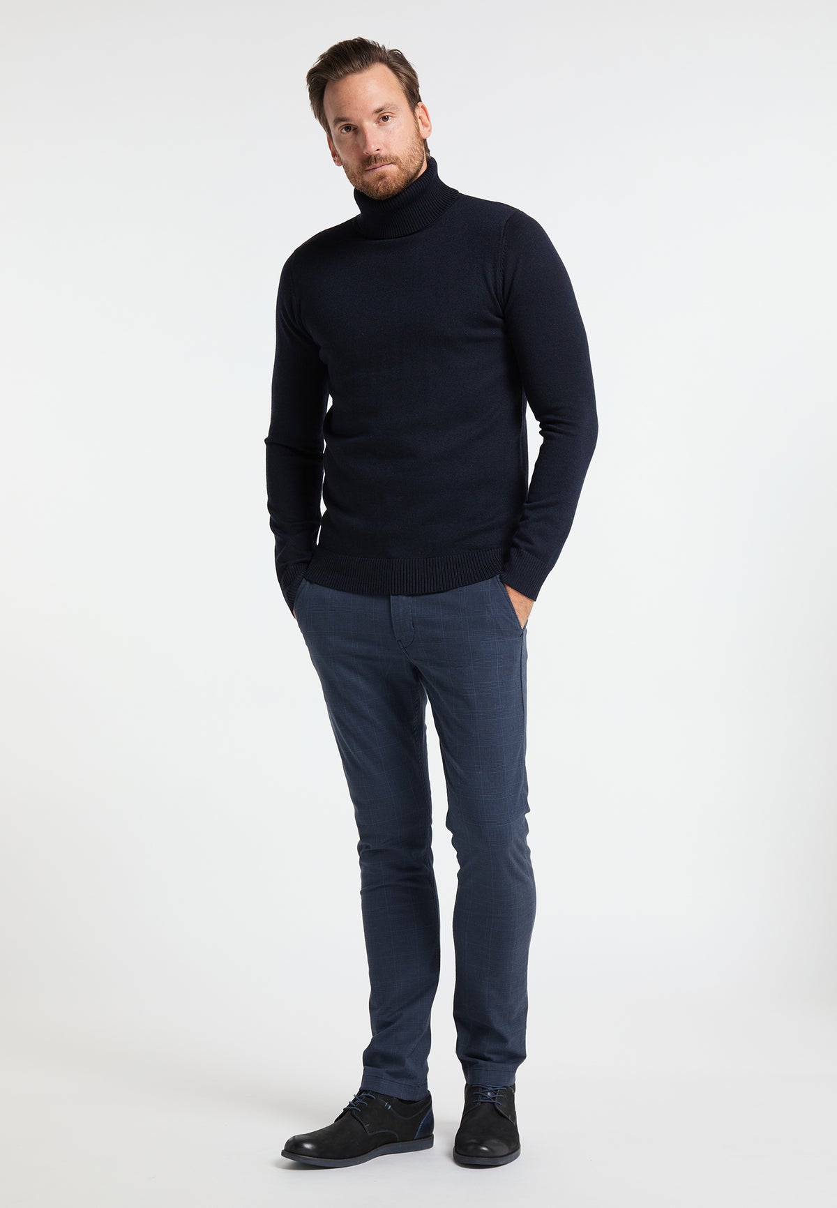 DreiMaster Klassik Men's Rollkragenpullover