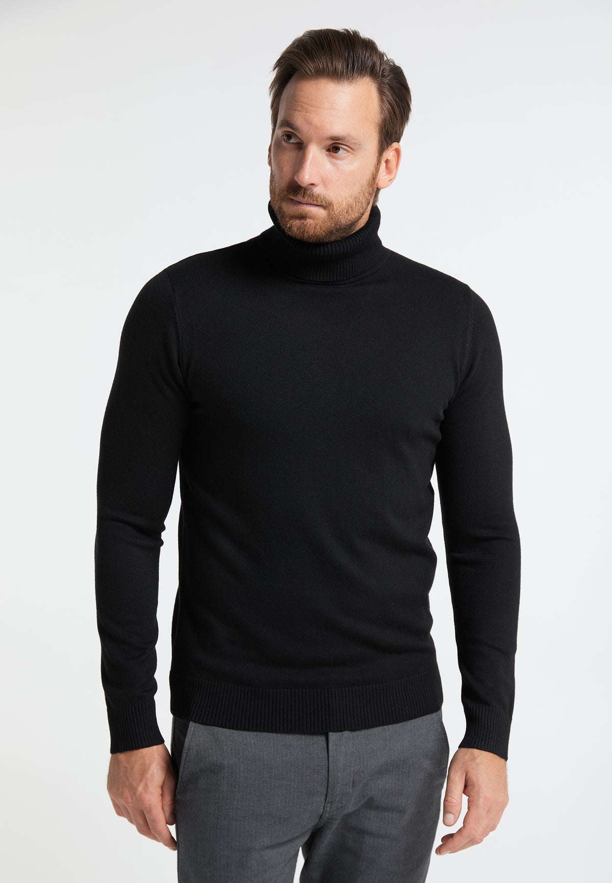 DreiMaster Klassik Men's Rollkragenpullover
