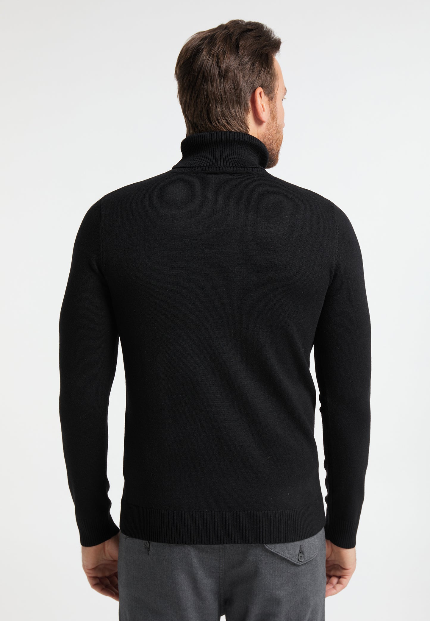 DreiMaster Klassik Herren-Rollkragenpullover