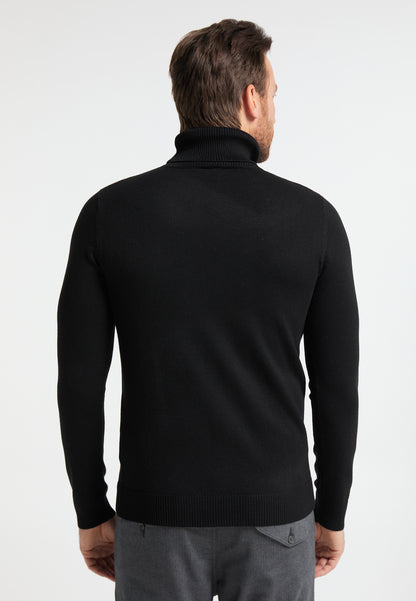 DreiMaster Klassik Herren-Rollkragenpullover